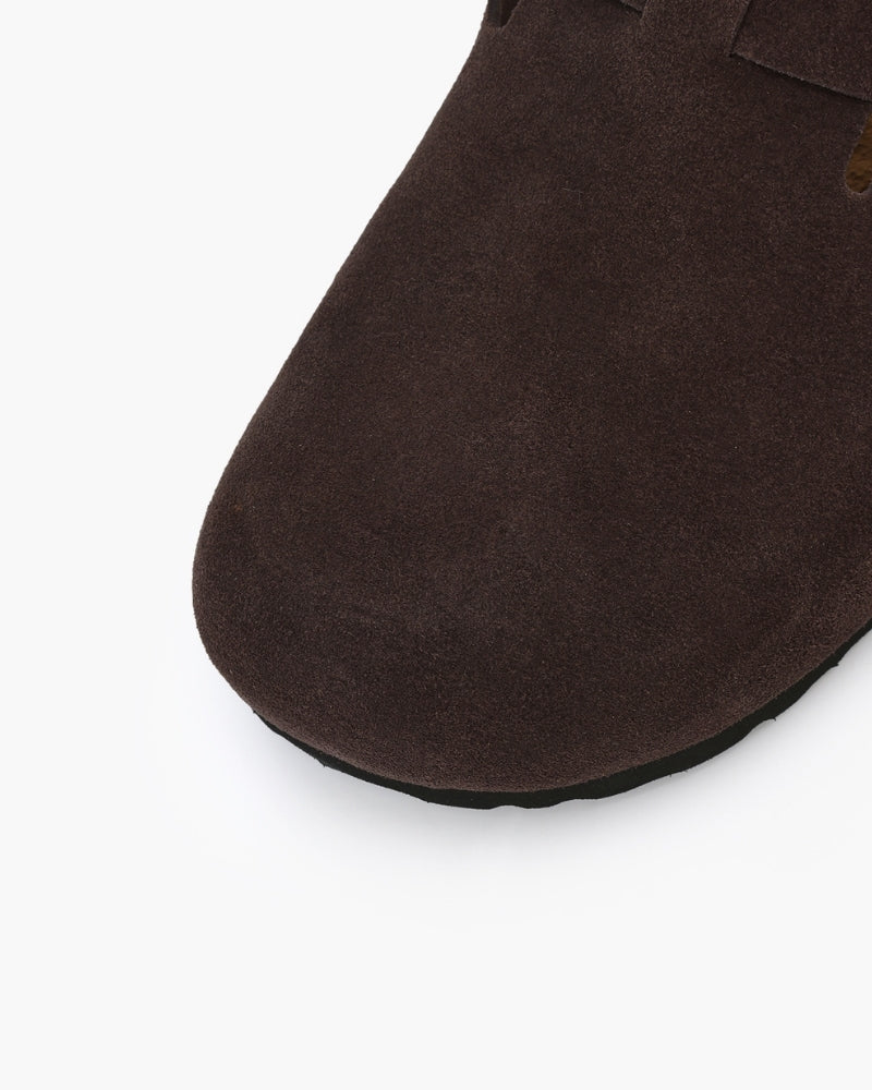 Mason's Suede Clogs