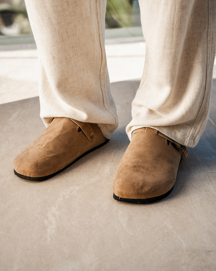 Mason's Suede Clogs