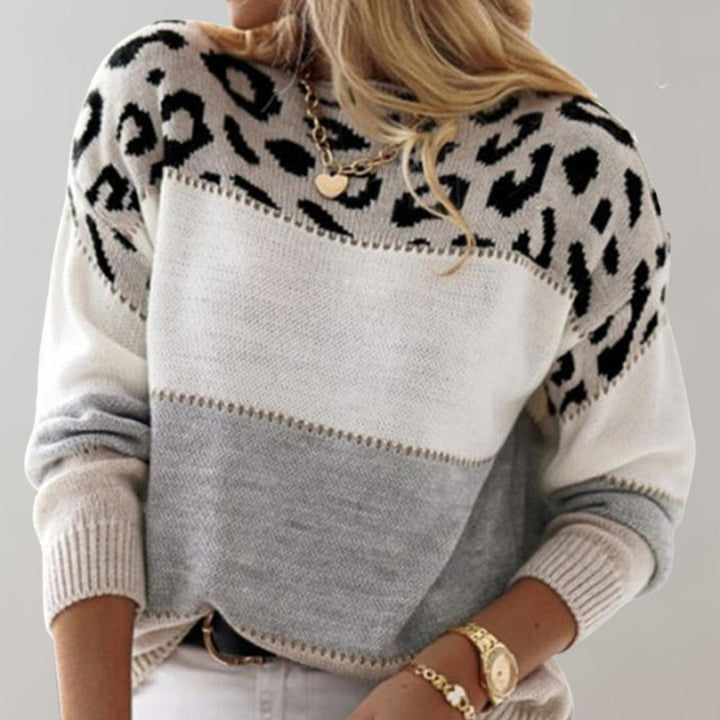 Charlene | Leopard Knit Sweater