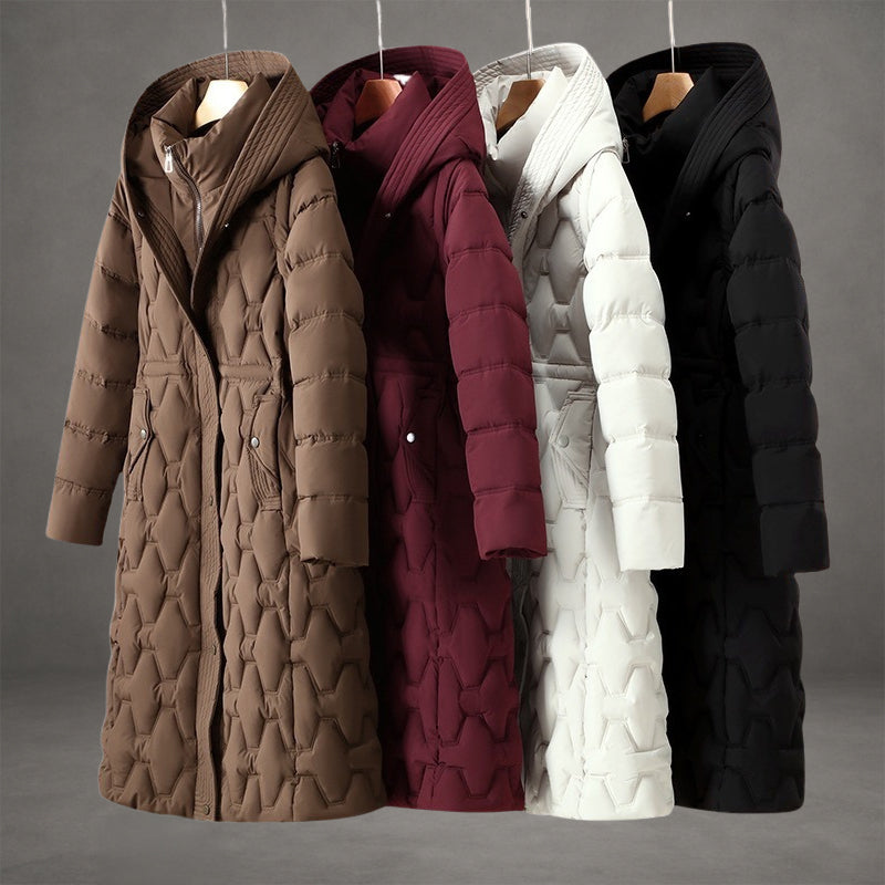 Helen™ | Longline Hooded Down Coat