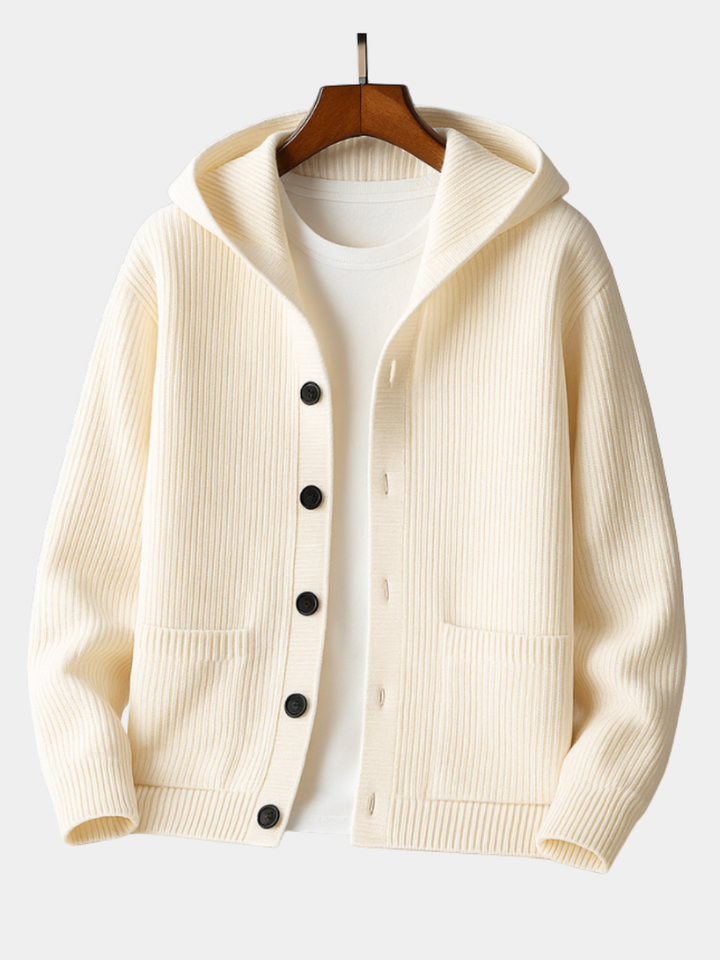 Weston™ – Premium Knit Hooded Cardigan