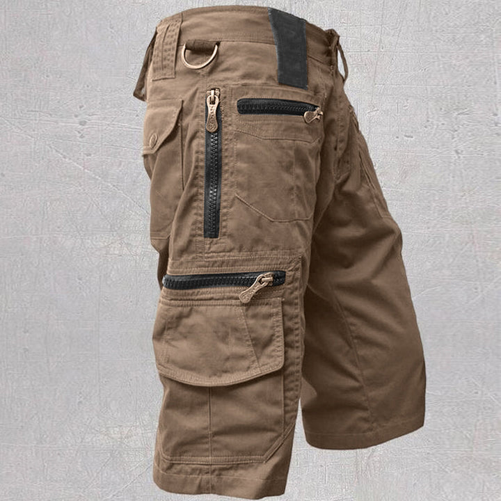 Mason's Multi-pocket Outdoor Overalls Cargo Shorts